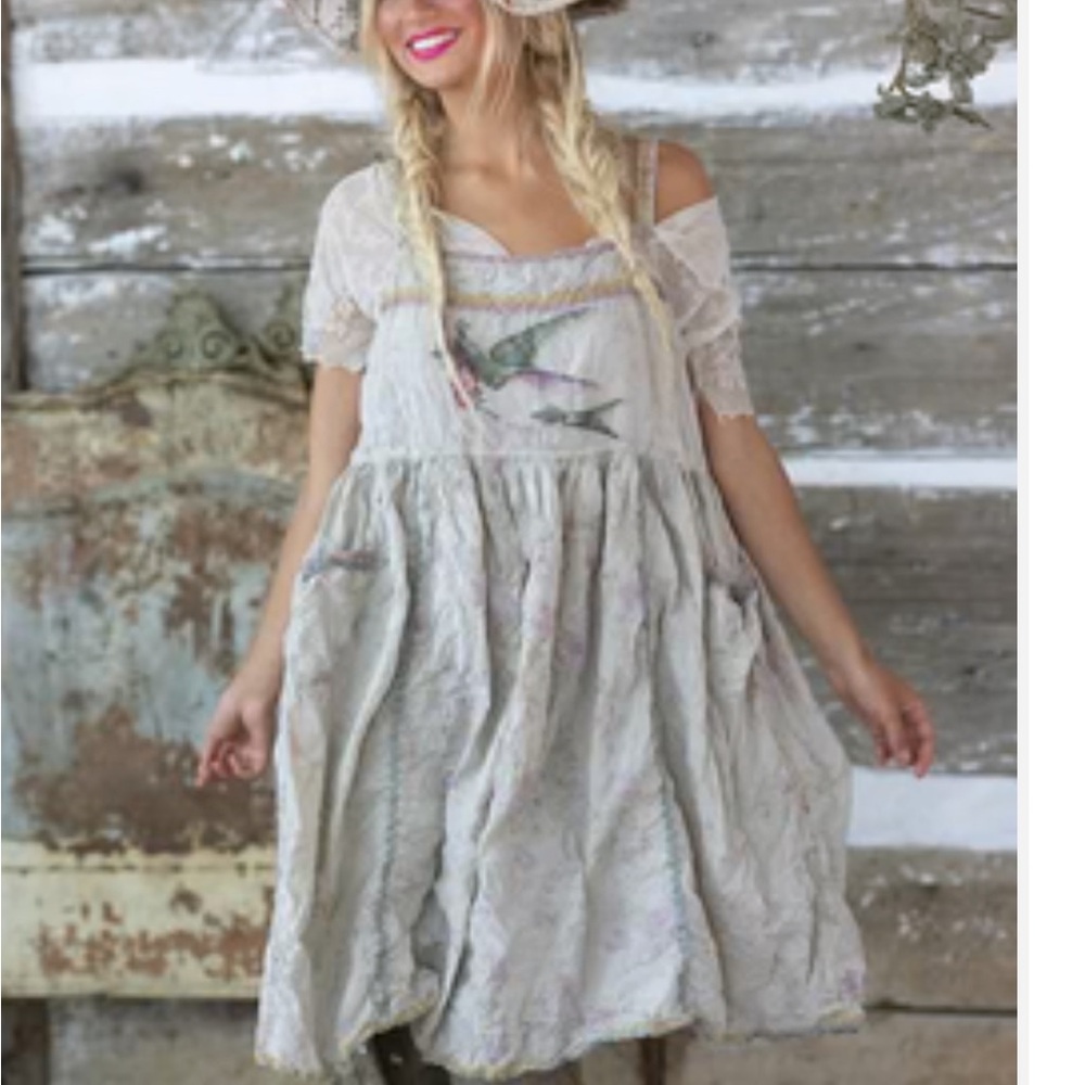 ISO!!! Magnolia Pearl Cream Midi Dress